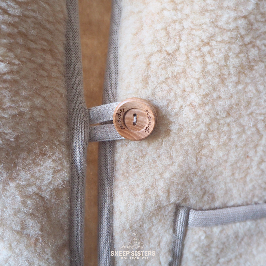Zephyr Wool Vest Beige