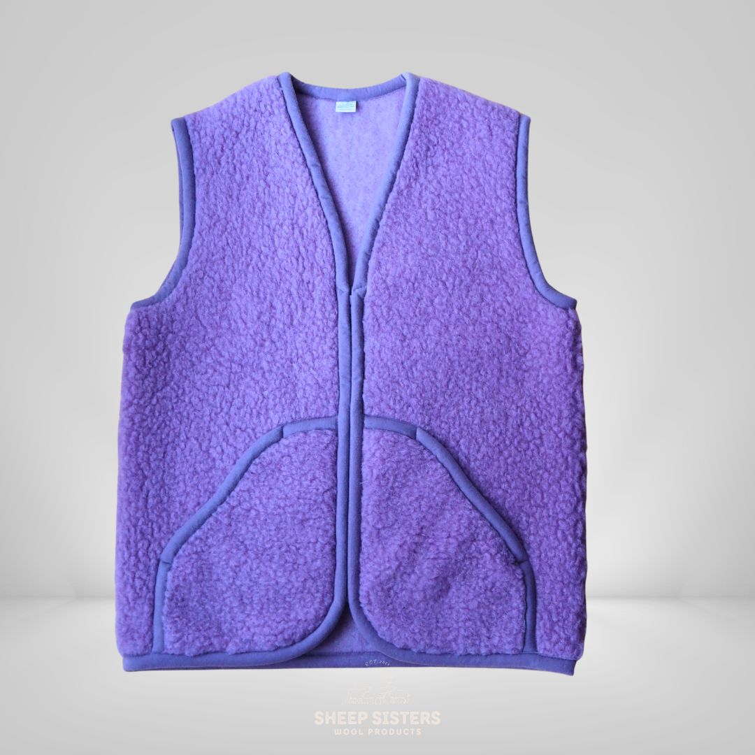Kids Nimbus Wool Vest Lila