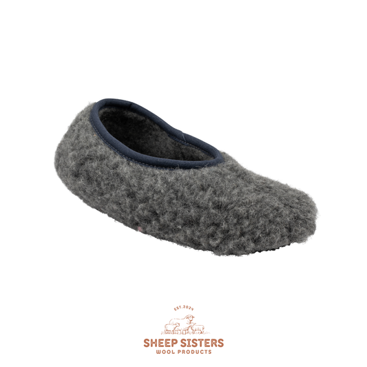 メリノバレリーナスリッパ - グラファイト