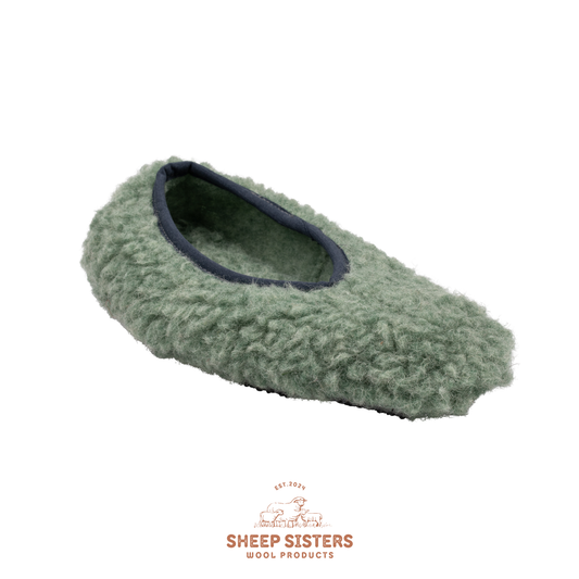 メリノバレリーナスリッパ - 抹茶