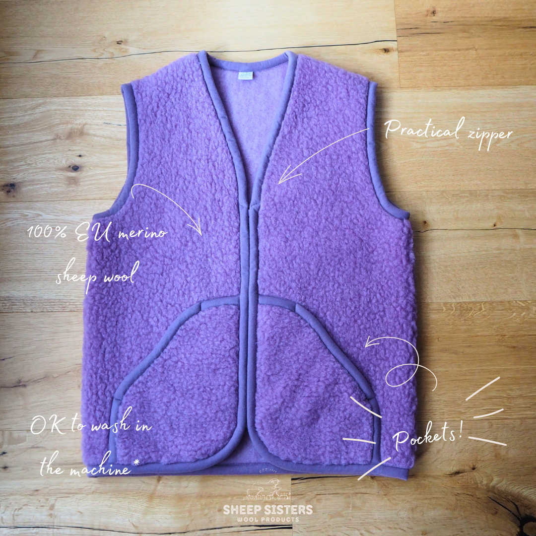 Nimbus Wool Vest Lila