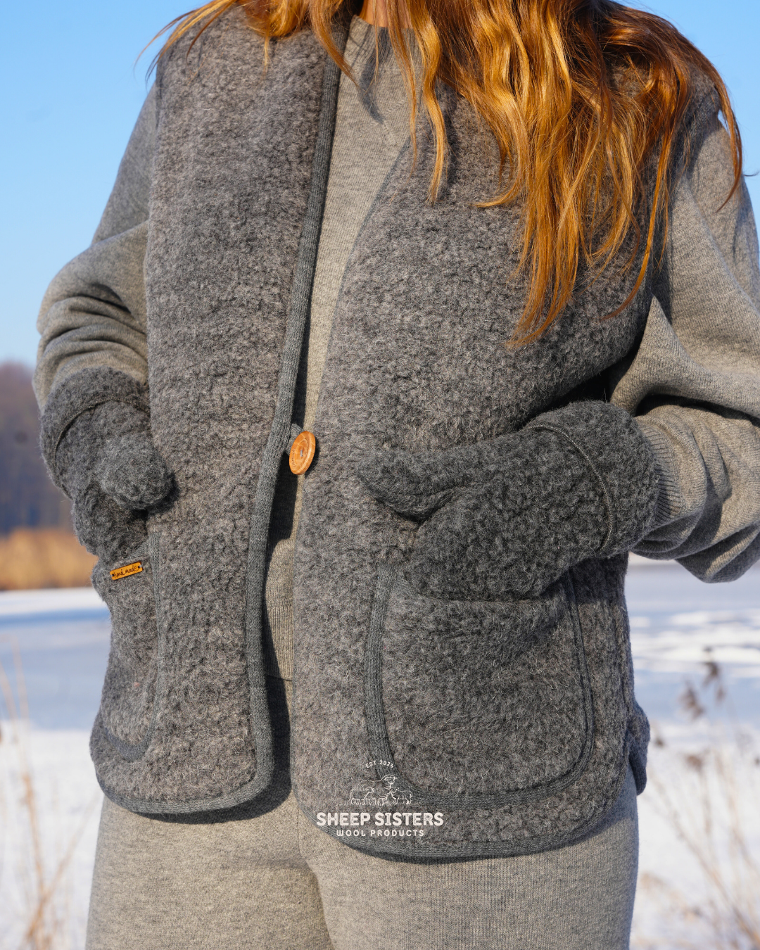 ゼファーウールベスト ベージュ