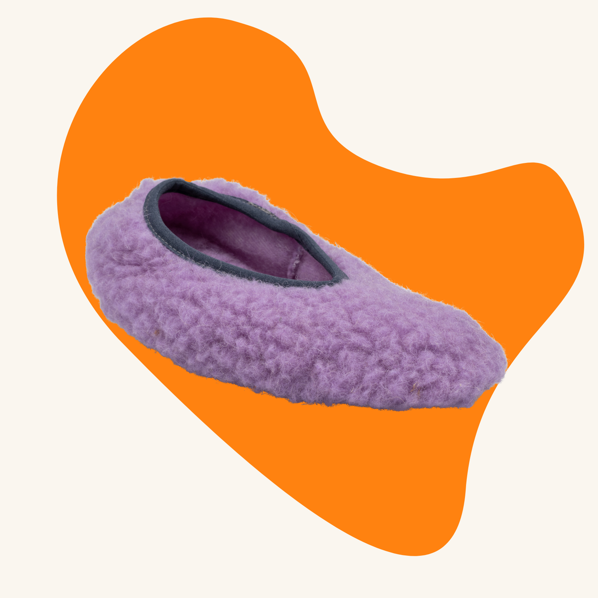 Merino Ballerina Slippers - Lila