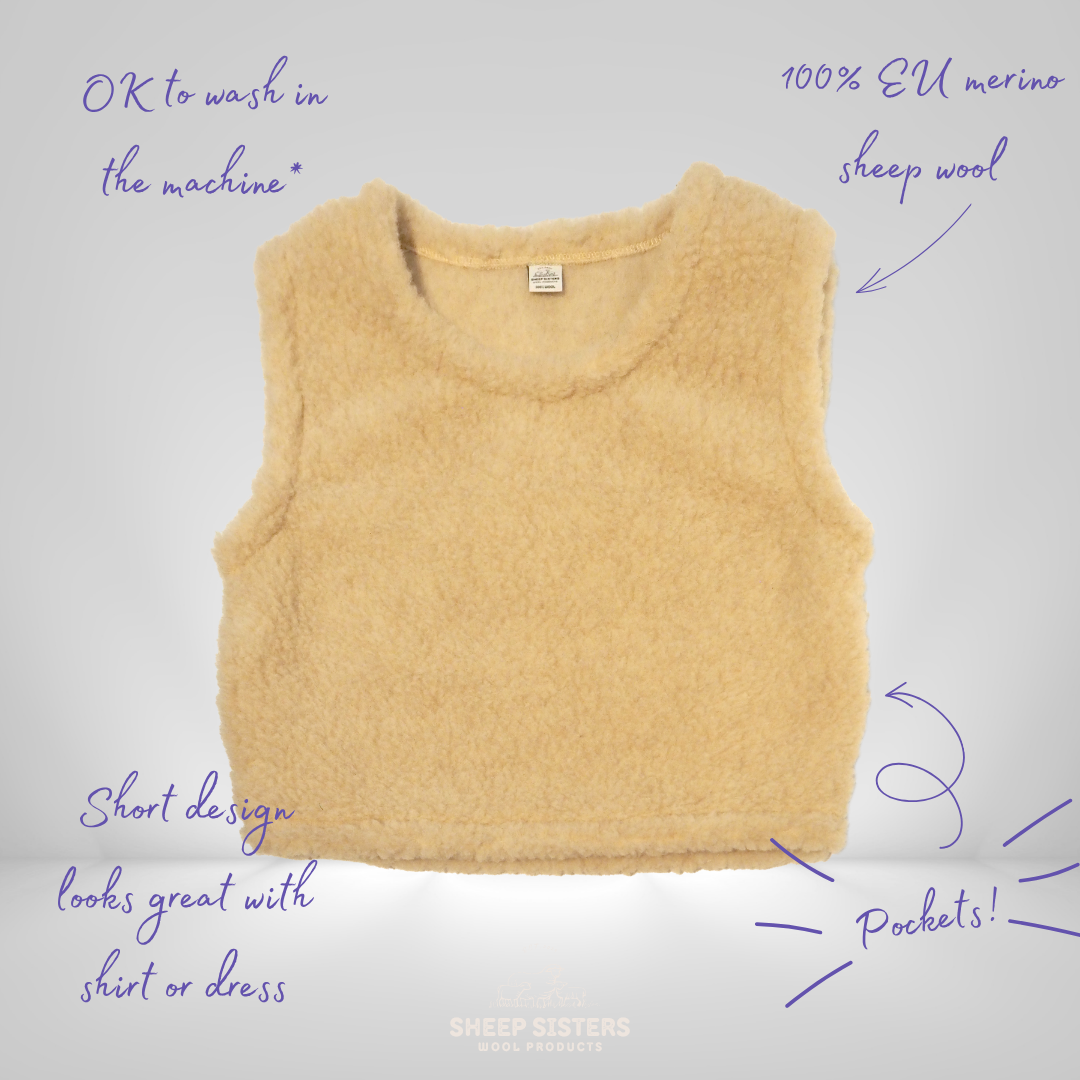 Sora Wool Vest Beige