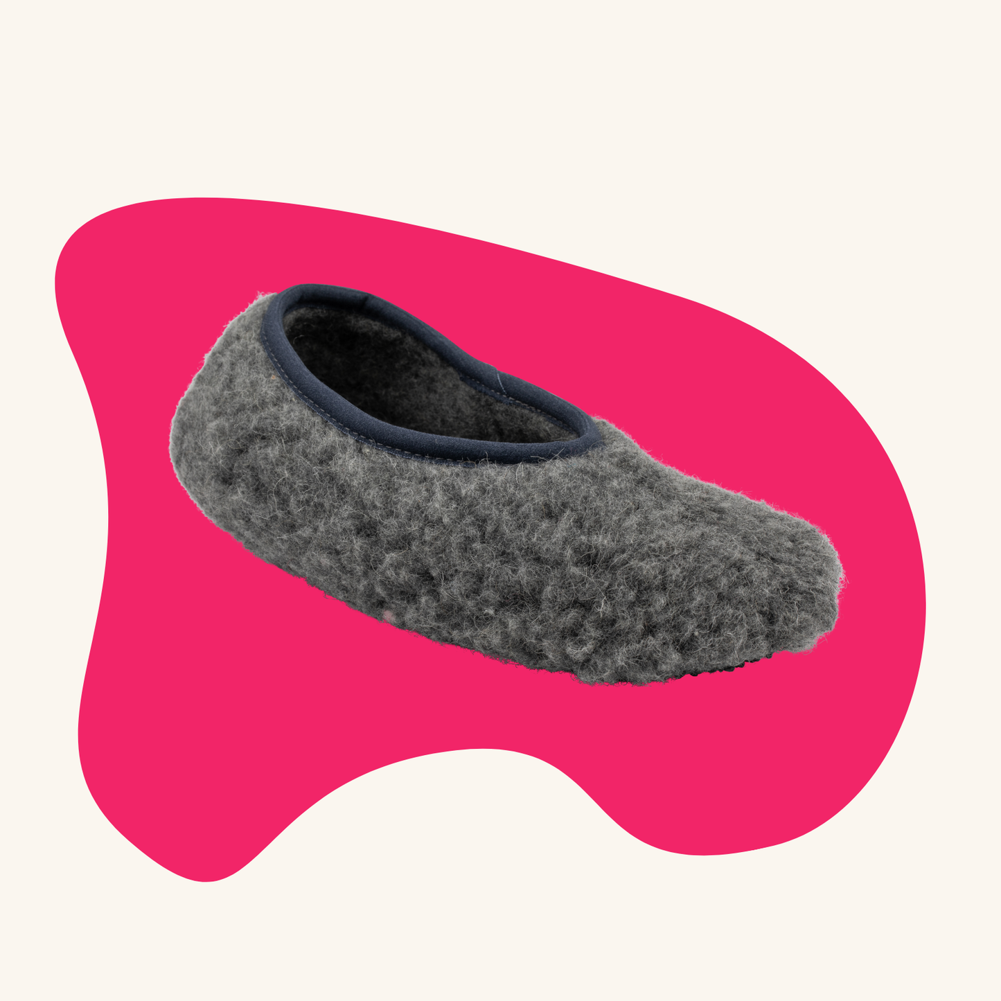 Merino Ballerina Slippers - Graphite