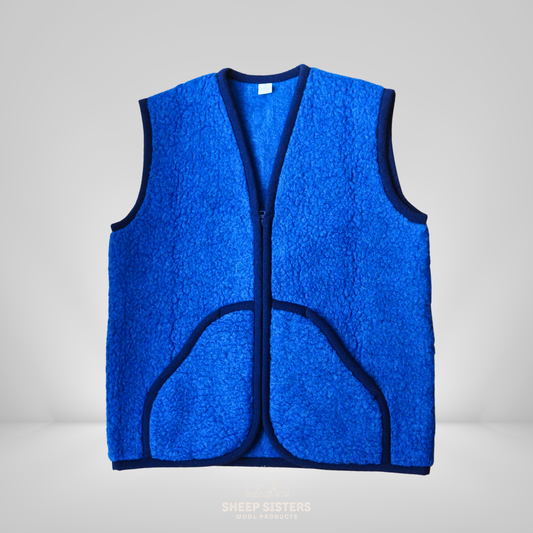 Nimbus Wool Vest Cornflower