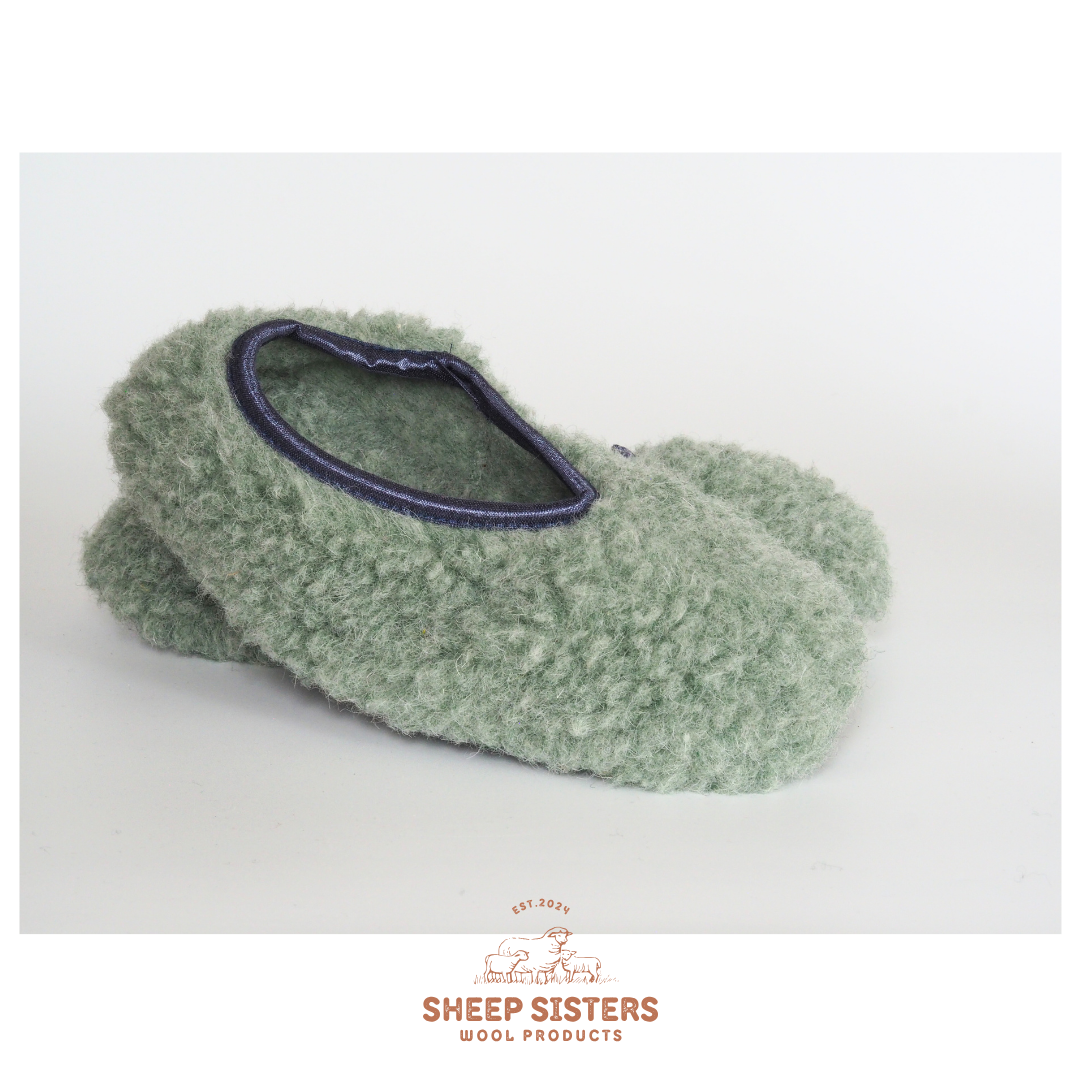 Merino Ballerina Slippers - Matcha