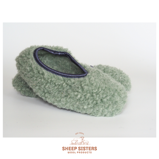 Merino Ballerina Slippers - Matcha