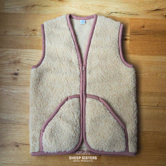Kids Nimbus Wool Vest Beige