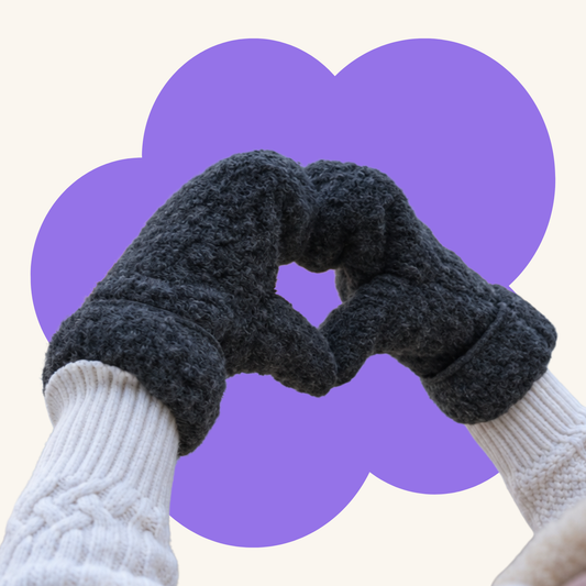 Wollhandschuhe Hands Inside the Cloud
