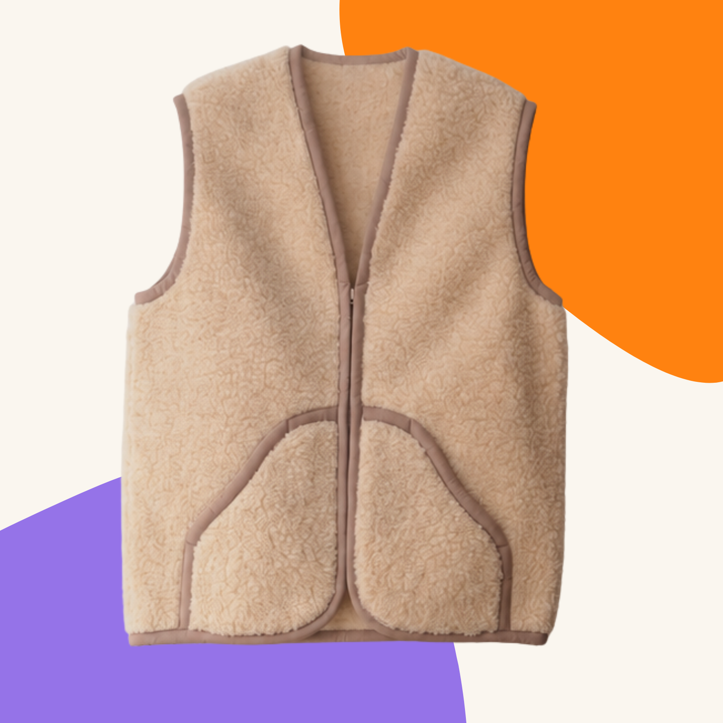Nimbus Wool Vest Beige
