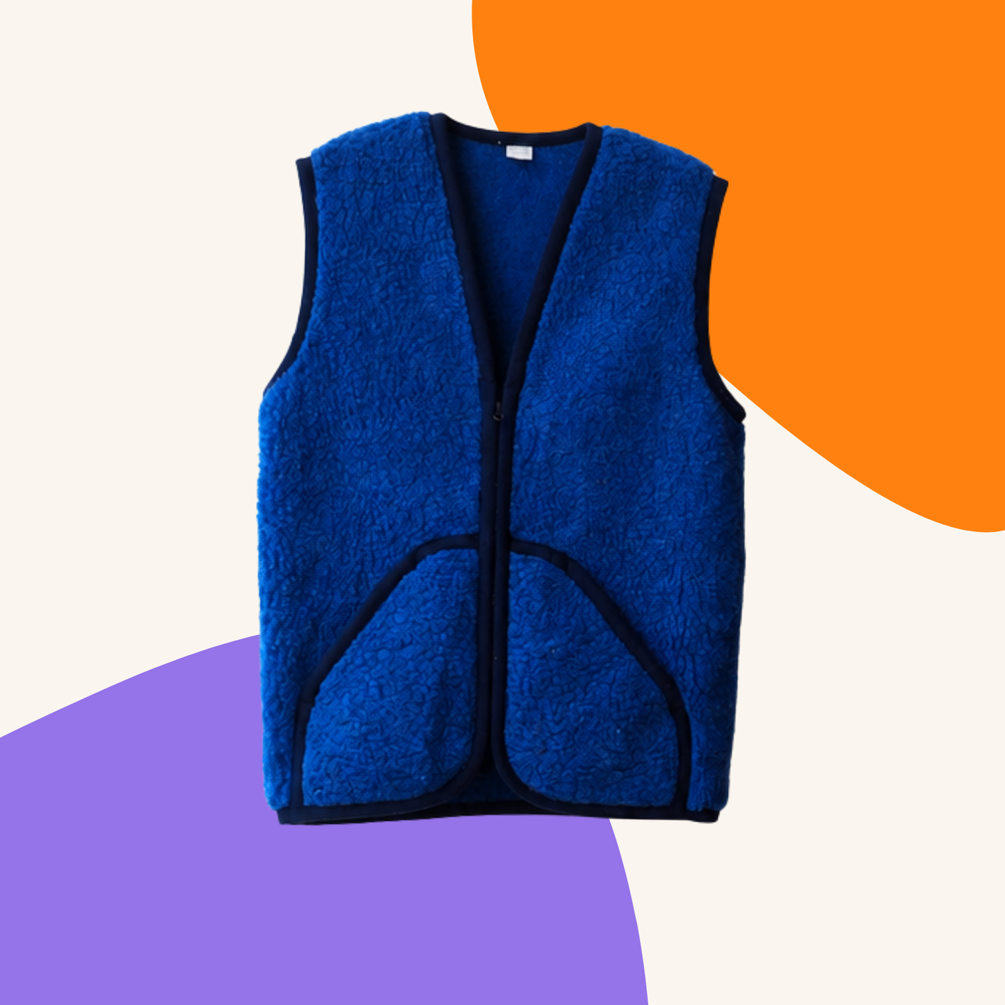 Nimbus Wool Vest Cornflower