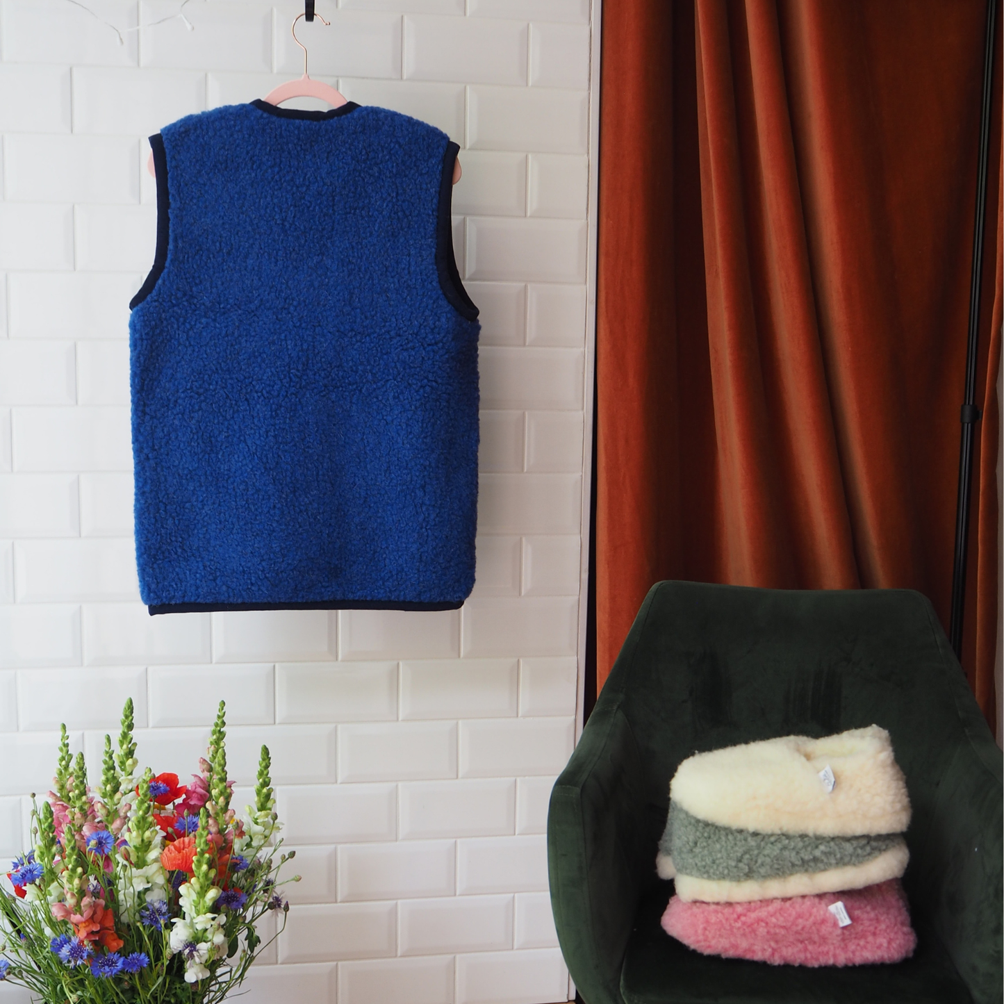 Nimbus Wool Vest Cornflower
