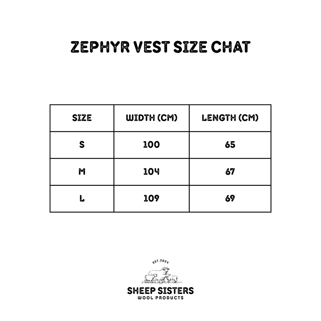 Zephyr Wool Vest Graphite